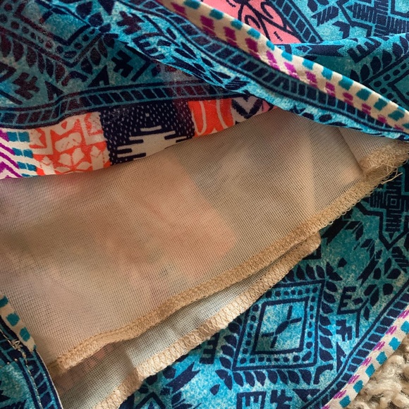 Boho Colorful Summer Shorts - Picture 2 of 3